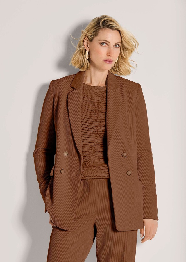 MADELEINE Jackenblazer »Cordblazer Moderner Businessblazer mit Reverskragen« Cordoptik
