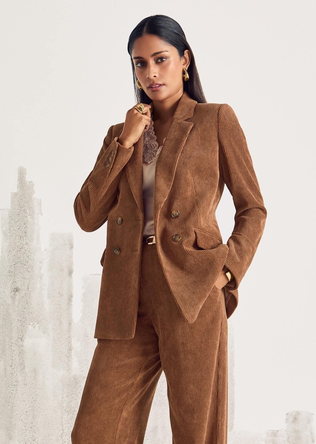MADELEINE Jackenblazer »Cordblazer Moderner Businessblazer mit Reverskragen« Cordoptik