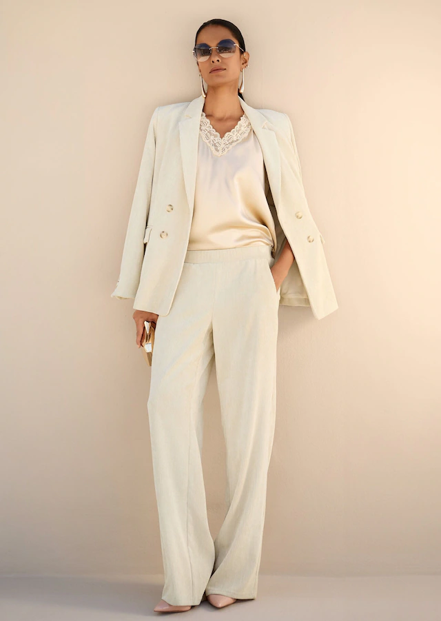 MADELEINE Jackenblazer »Cordblazer Moderner Businessblazer mit Reverskragen« Cordoptik