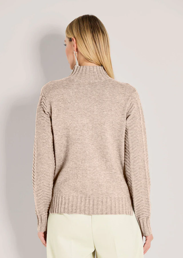 MADELEINE Longpullover »Pullover Pullover« vorne Allover-Jacquard