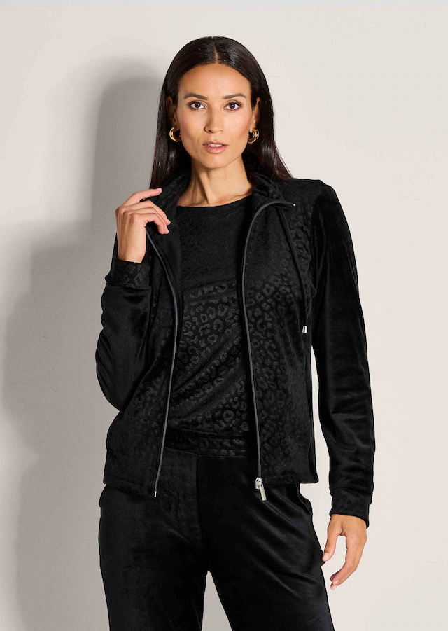 MADELEINE Kurzjacke »Sweatjacke Flauschige Nickijacke mit Reißverschluss« Weiche Nicki-Qualität