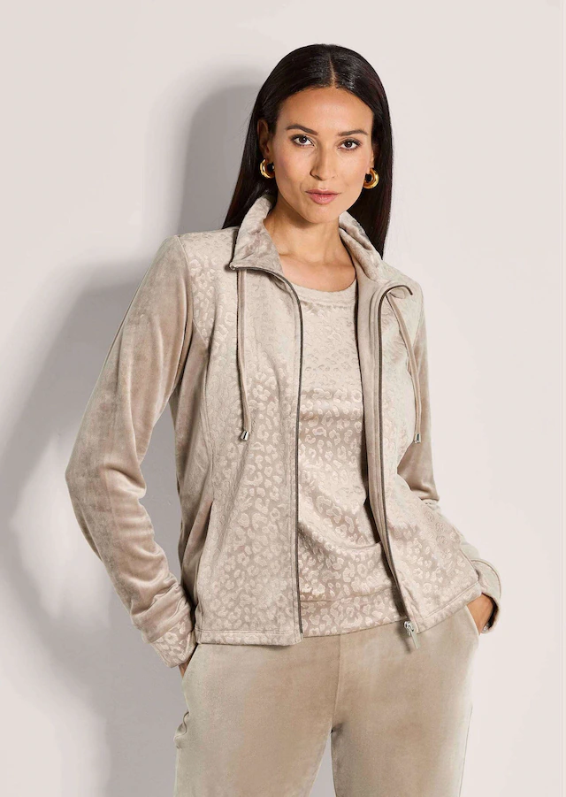 MADELEINE Kurzjacke »Sweatjacke Flauschige Nickijacke mit Reißverschluss« Weiche Nicki-Qualität