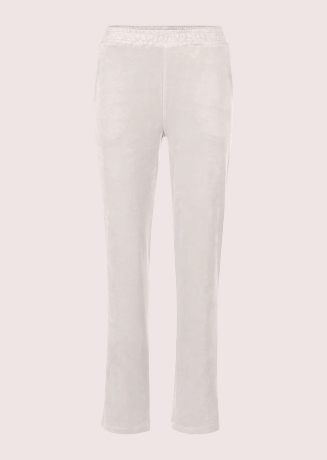 MADELEINE Schlupfhose »Sweathose Elegante Hose mit Leo-Print«