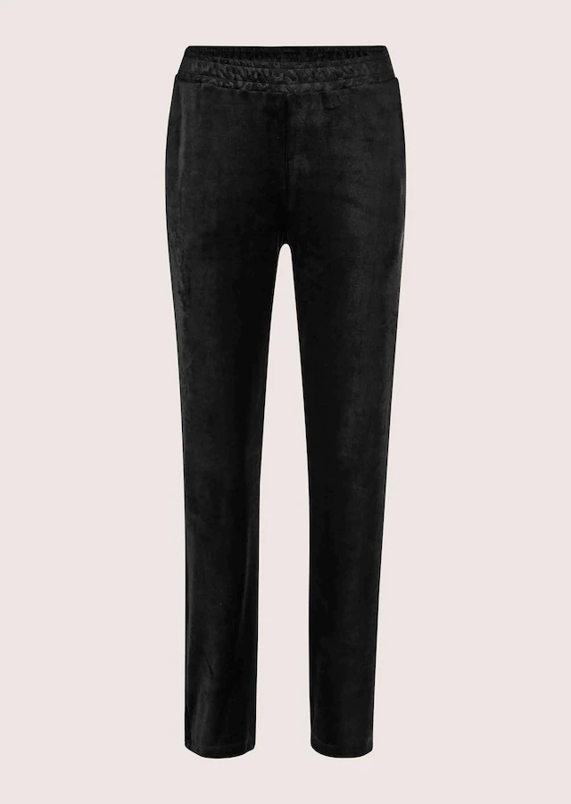 MADELEINE Schlupfhose »Sweathose Elegante Hose mit Leo-Print«