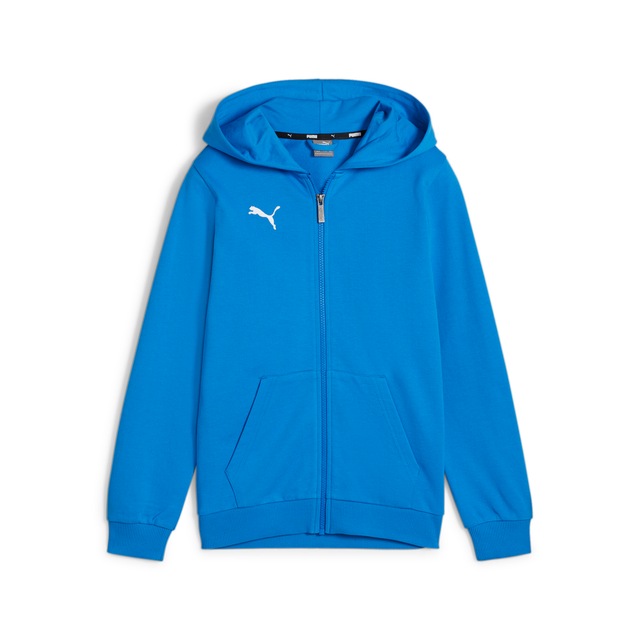 PUMA Kapuzensweatjacke »TEAMGOAL CASUALS HOODED JACKET JR« mit Kapuze, für Fußball, mit Reißverschluss, Regular Fit