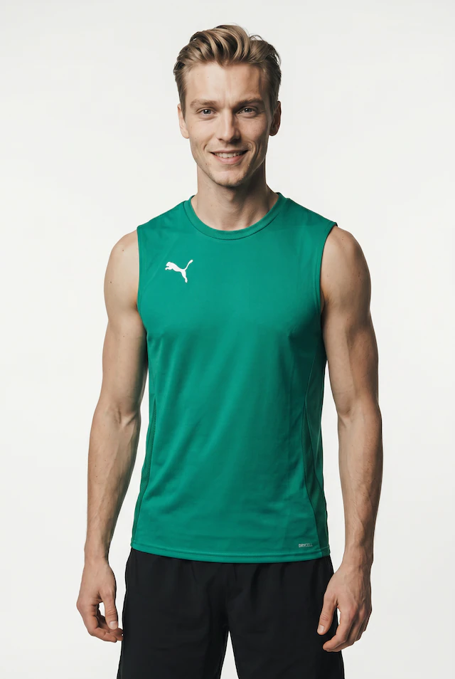 PUMA Fußballtrikot »TEAMGOAL SLEEVELESS JERSEY« für Fußball, ärmellos, sportlicher Stil, aus Interlock-Material