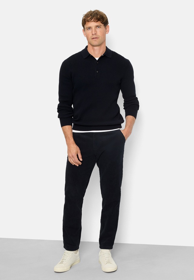 OLYMP Langarm-Poloshirt »OLYMP Casual Strick, Polo langarm«