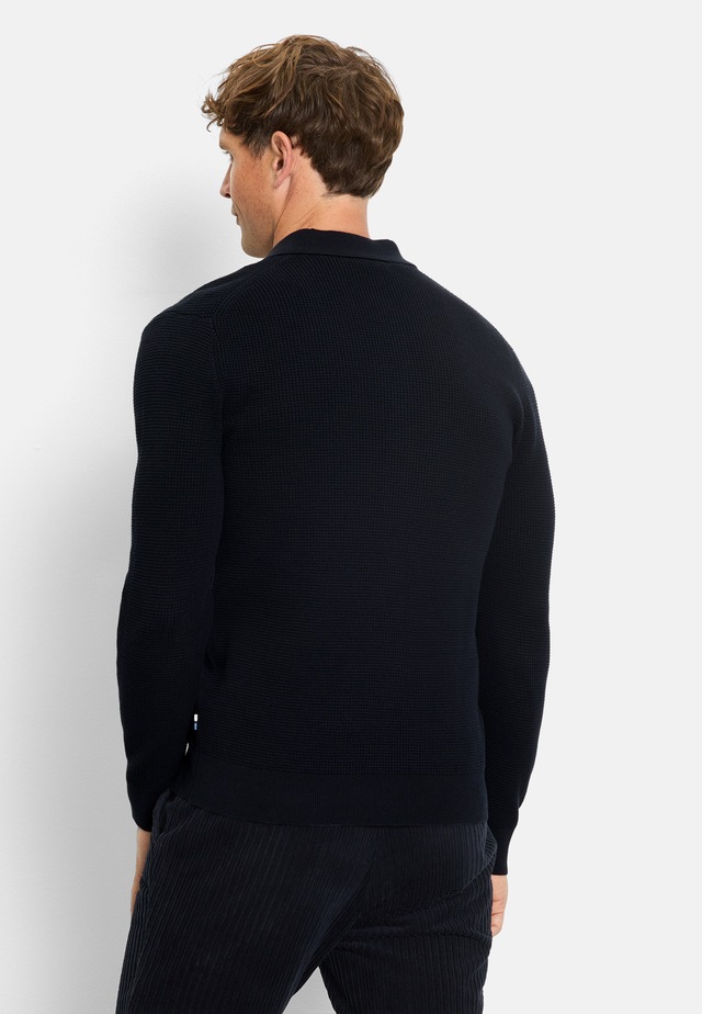 OLYMP Langarm-Poloshirt »OLYMP Casual Strick, Polo langarm«
