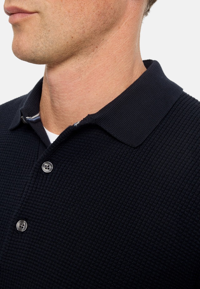 OLYMP Langarm-Poloshirt »OLYMP Casual Strick, Polo langarm«