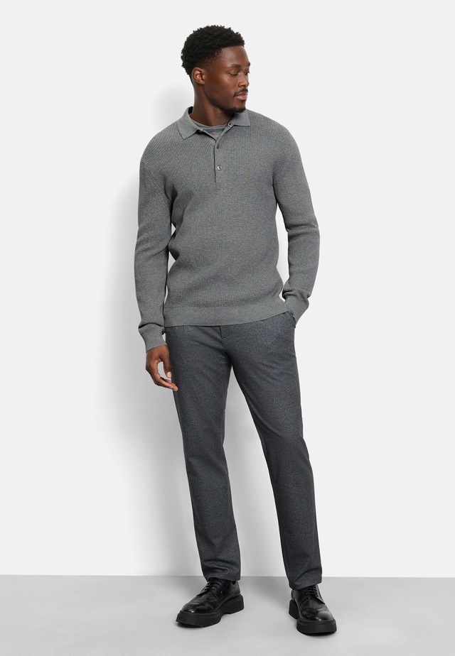 OLYMP Langarm-Poloshirt »OLYMP Casual Strick, Polo langarm«