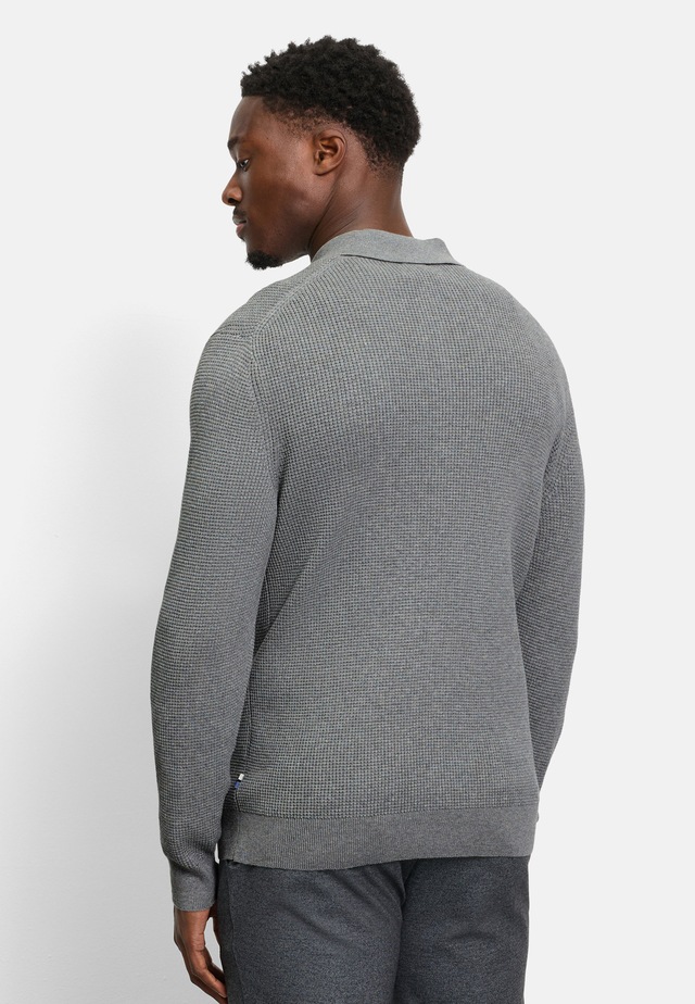 OLYMP Langarm-Poloshirt »OLYMP Casual Strick, Polo langarm«