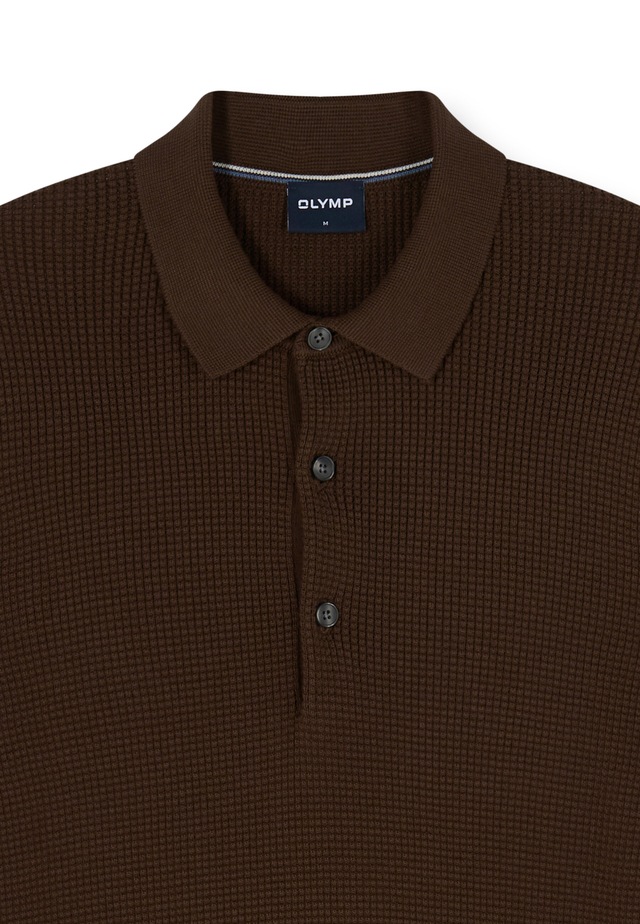OLYMP Langarm-Poloshirt »OLYMP Casual Strick, Polo langarm«