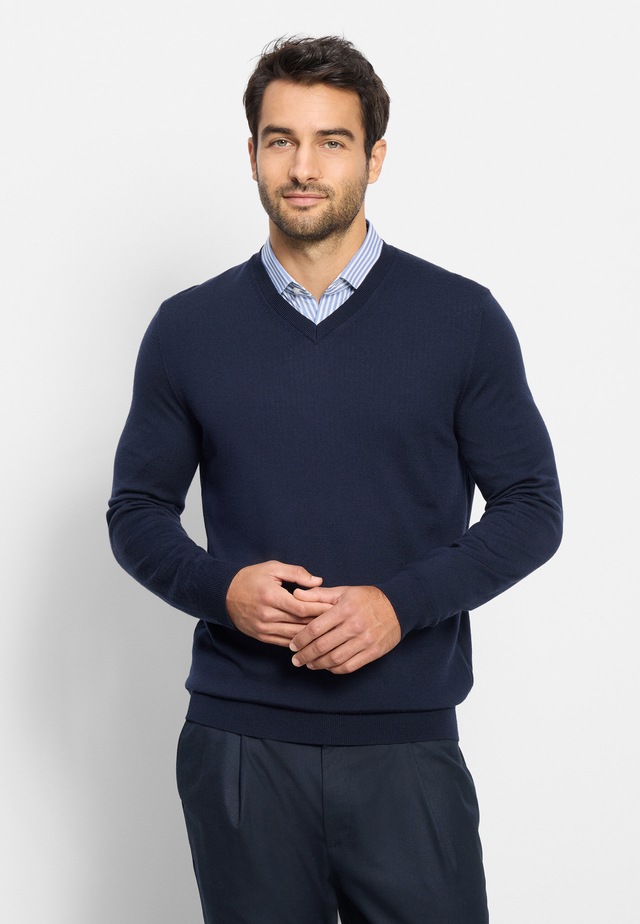 OLYMP Strickpullover »OLYMP Casual Strick, Pullover«