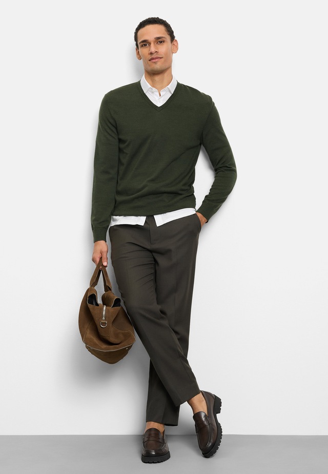 OLYMP Strickpullover »OLYMP Casual Strick, Pullover«