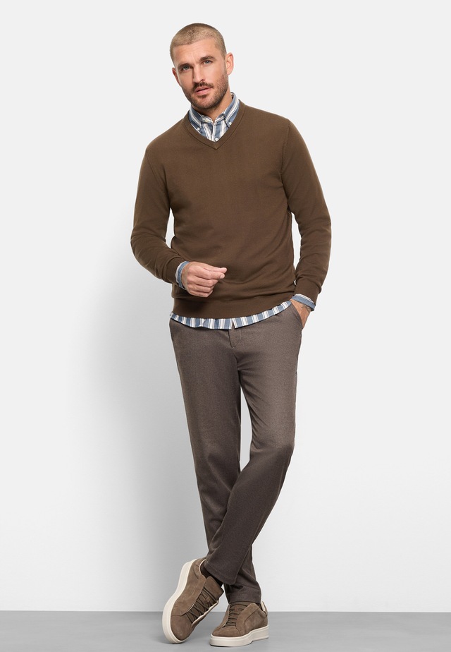 OLYMP Strickpullover »OLYMP Casual Strick, Pullover«