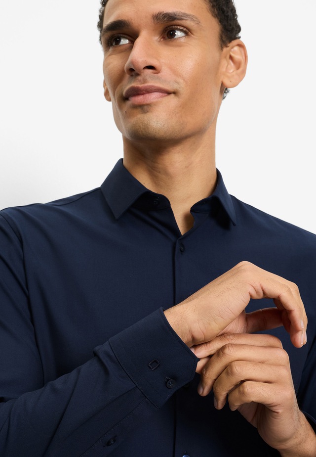 OLYMP Businesshemd »OLYMP No. Six 24/Seven, Super Slim, Modern Kent«