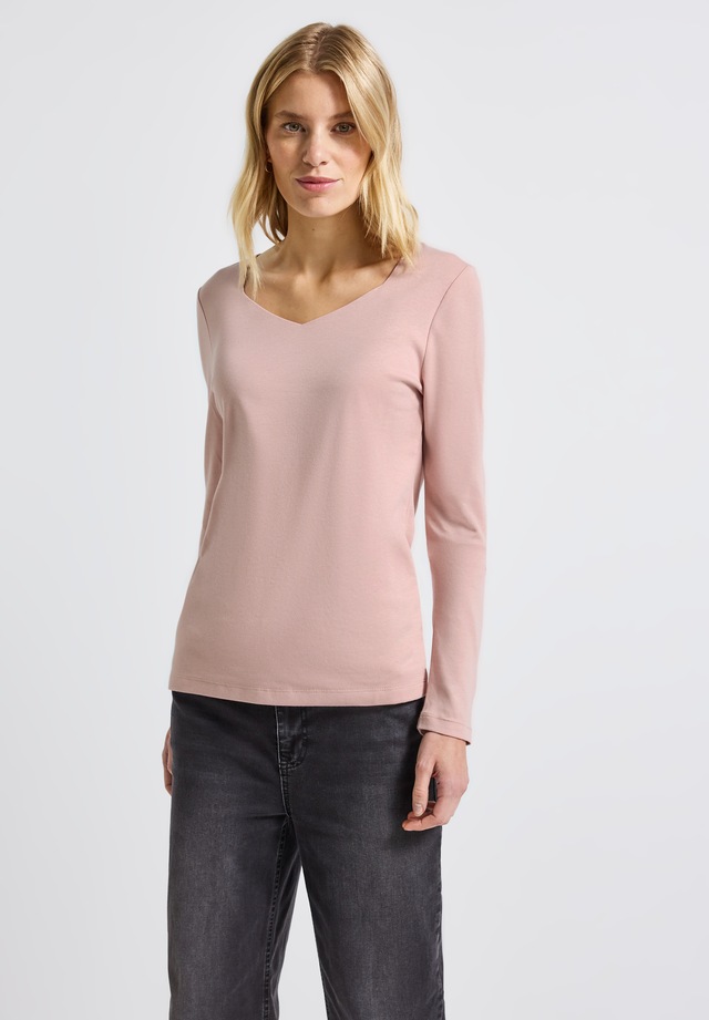 STREET ONE Langarmshirt im soften Baumwoll-Mix