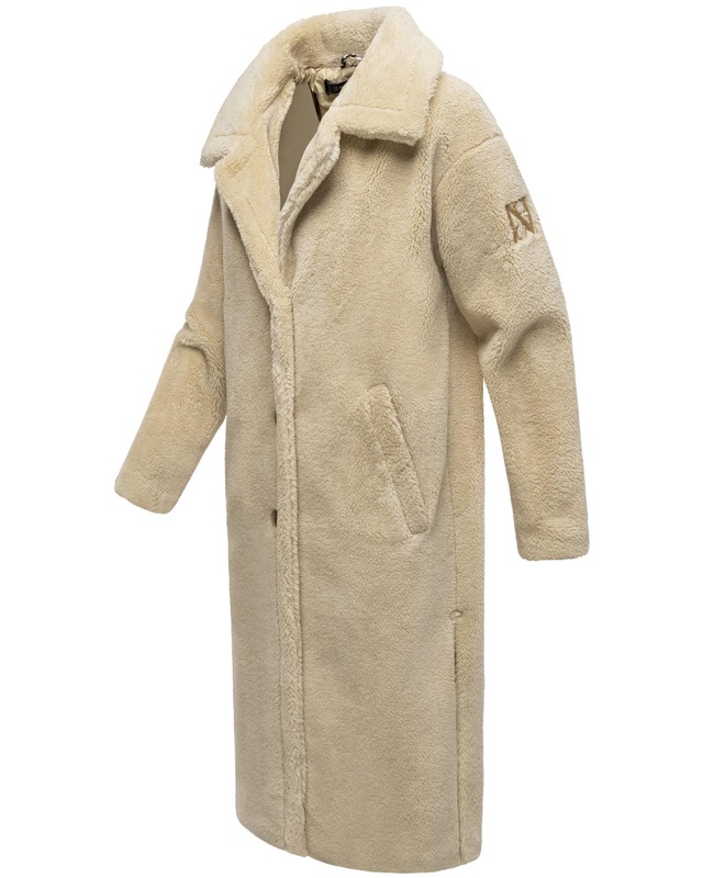 Navahoo Wintermantel »Teddyzauber 14« Plüschmantel aus Teddyfleece mit abnehmbarem Krageneinsatz