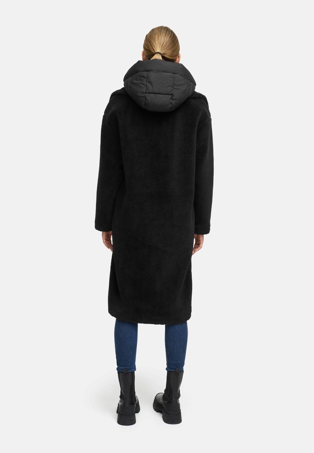 Navahoo Wintermantel »Teddyzauber 14« Plüschmantel aus Teddyfleece mit abnehmbarem Krageneinsatz