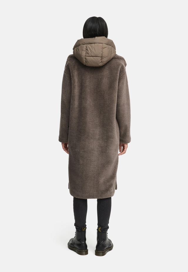 Navahoo Wintermantel »Teddyzauber 14« Plüschmantel aus Teddyfleece mit abnehmbarem Krageneinsatz