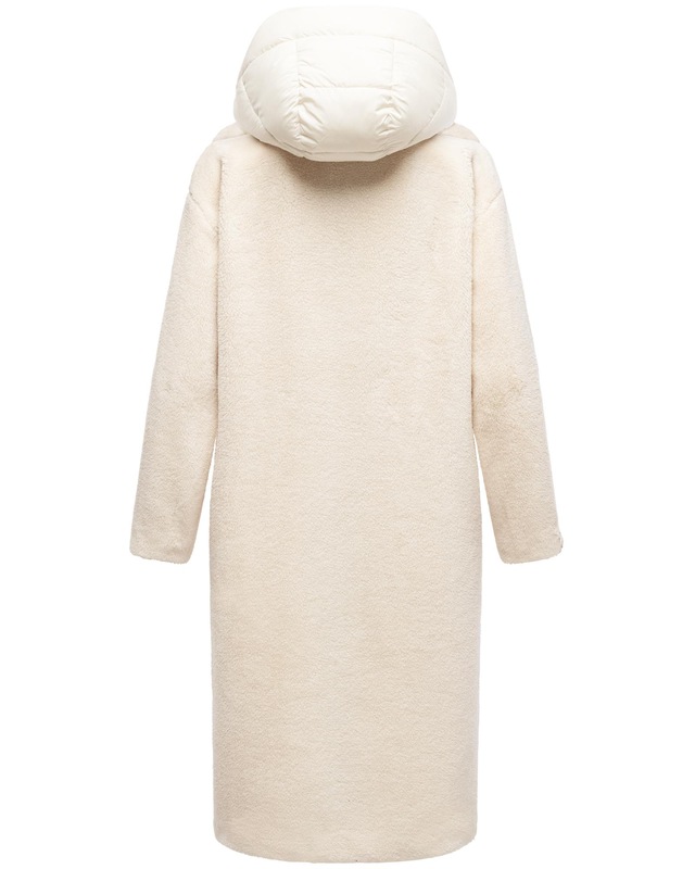 Navahoo Wintermantel »Teddyzauber 14« Plüschmantel aus Teddyfleece mit abnehmbarem Krageneinsatz