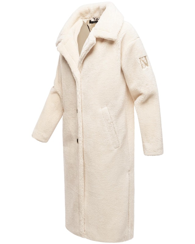 Navahoo Wintermantel »Teddyzauber 14« Plüschmantel aus Teddyfleece mit abnehmbarem Krageneinsatz