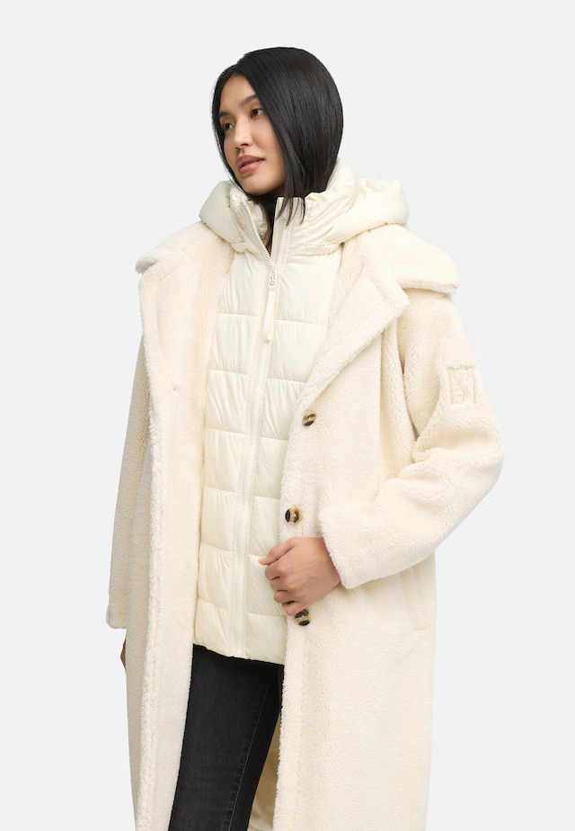 Navahoo Wintermantel »Teddyzauber 14« Plüschmantel aus Teddyfleece mit abnehmbarem Krageneinsatz
