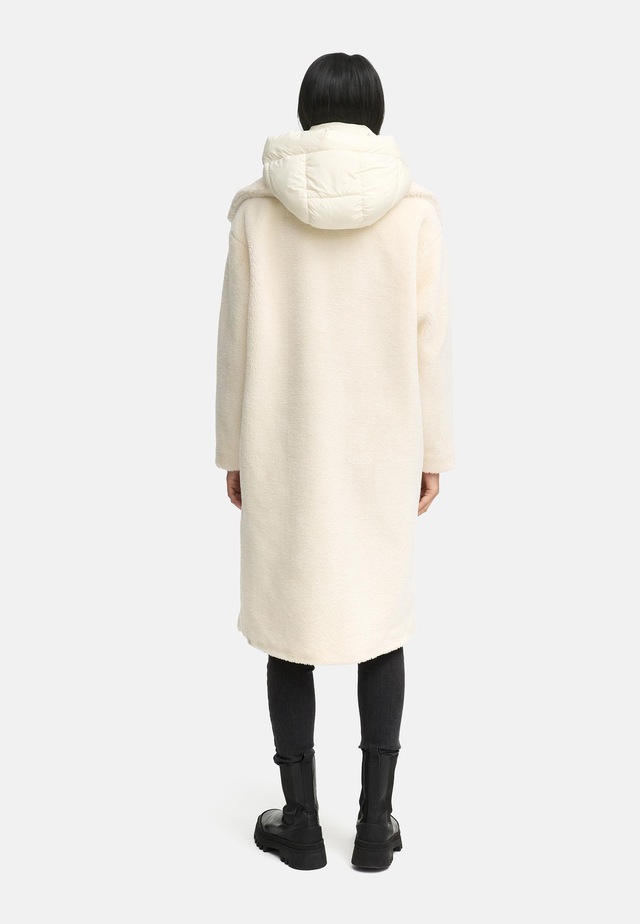 Navahoo Wintermantel »Teddyzauber 14« Plüschmantel aus Teddyfleece mit abnehmbarem Krageneinsatz