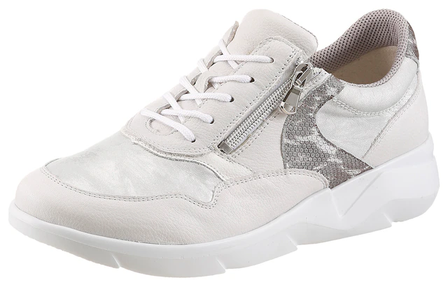 Waldläufer Sneaker »K-FUNKY« Schnürschuh, Komfortschuh mit seitlichem Reißverschluss, K-Weite