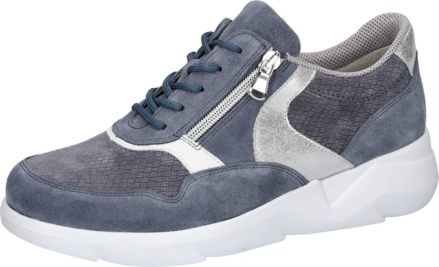 Waldläufer Sneaker »K-FUNKY« Schnürschuh, Komfortschuh mit seitlichem Reißverschluss, K-Weite
