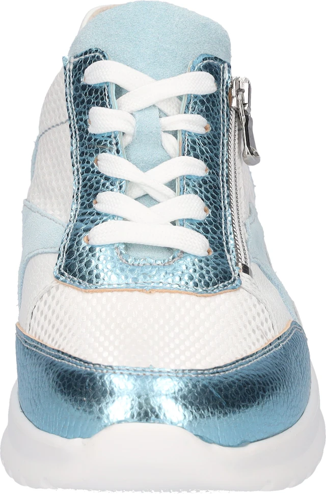 Waldläufer Sneaker »K-SUNNY« Schnürschuh, Komfortschuh mit seitlichem Reißverschlus, K-Weite