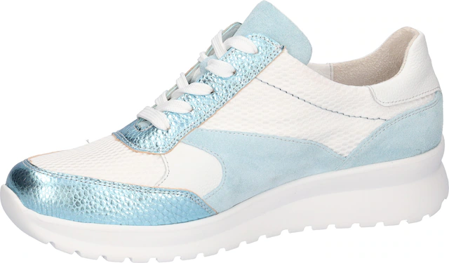 Waldläufer Sneaker »K-SUNNY« Schnürschuh, Komfortschuh mit seitlichem Reißverschlus, K-Weite