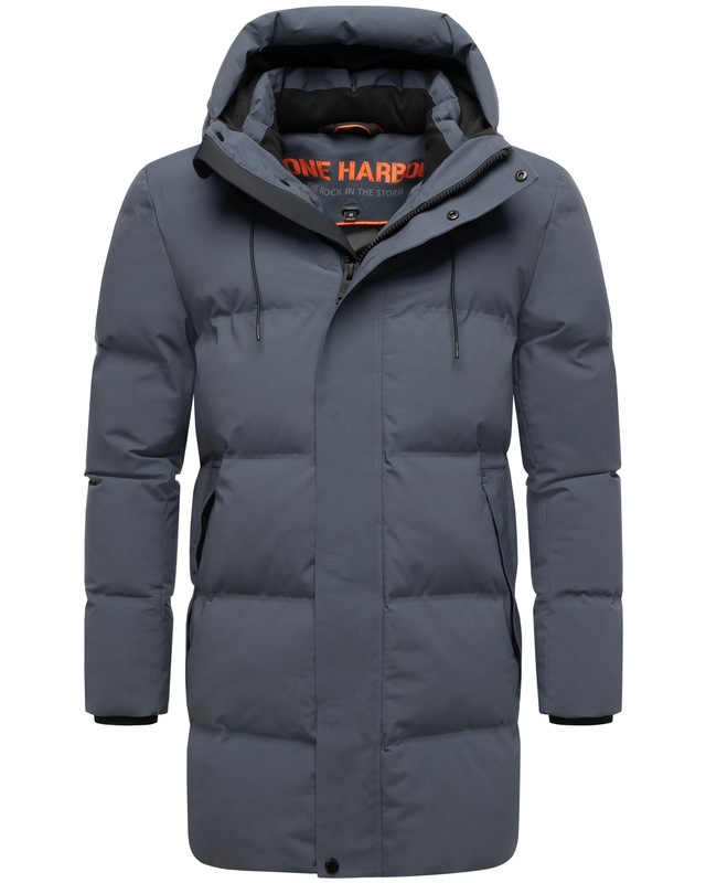 Stone Harbour Kurzmantel »Darianoo XX« Kurzer Herren Steppmantel mit Kapuze