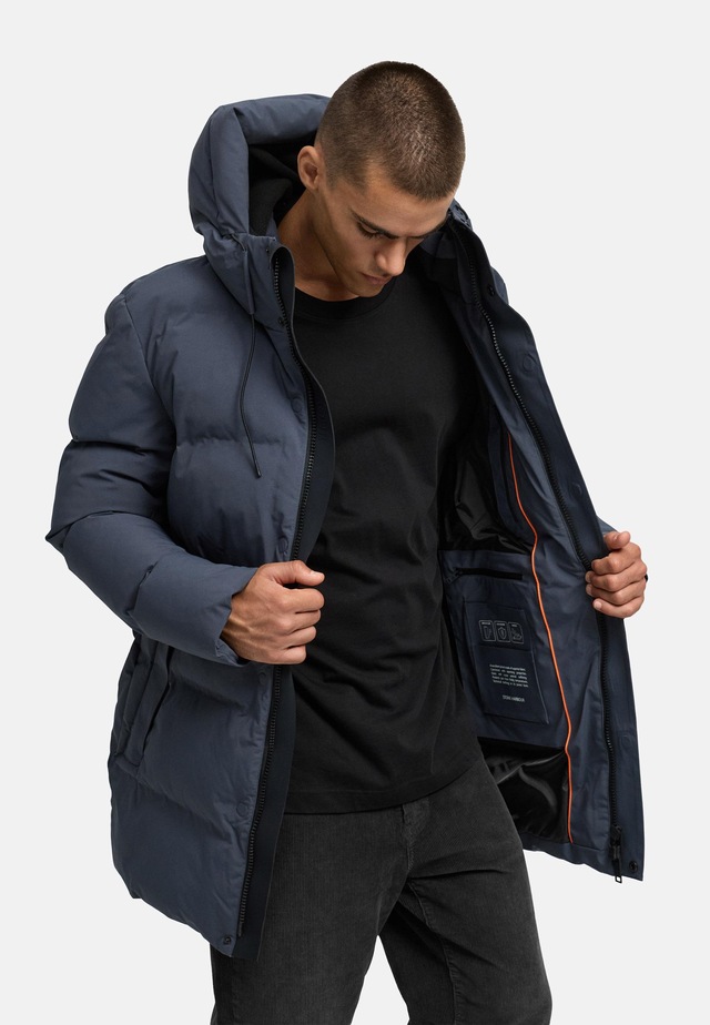 Stone Harbour Kurzmantel »Darianoo XX« Kurzer Herren Steppmantel mit Kapuze