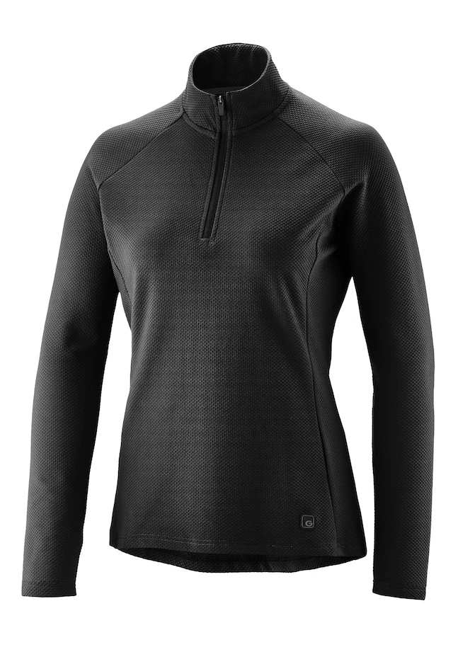 Gonso Radtrikot »Essential Jersey Longsleeve Therm W« Damen Radtrikot half-zip, langarm Trikot, Semi Fit