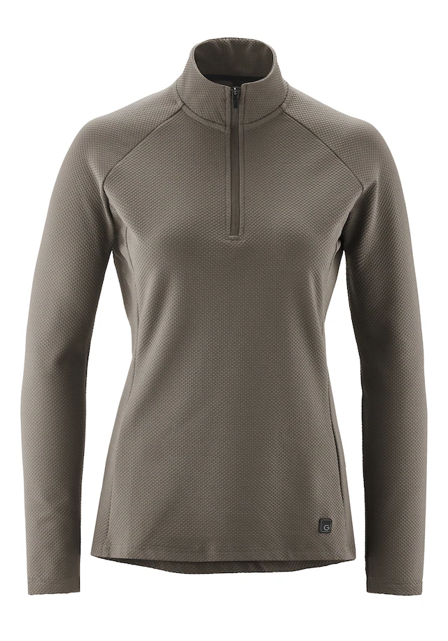 Gonso Radtrikot »Essential Jersey Longsleeve Therm W« Damen Radtrikot half-zip, langarm Trikot, Semi Fit