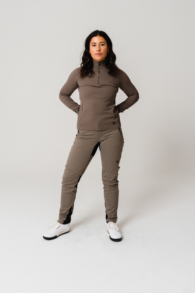 Gonso Radtrikot »Essential Jersey Longsleeve Therm W« Damen Radtrikot half-zip, langarm Trikot, Semi Fit