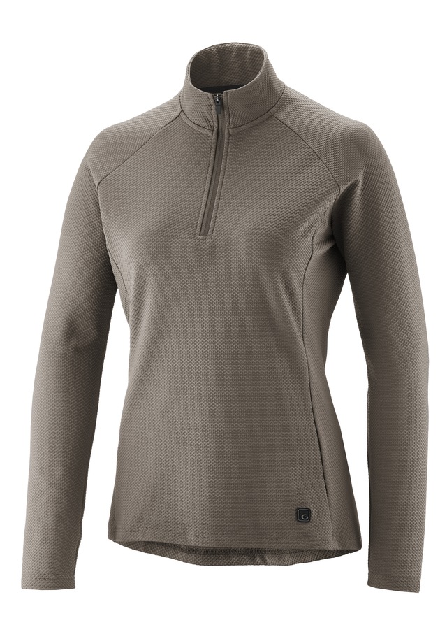 Gonso Radtrikot »Essential Jersey Longsleeve Therm W« Damen Radtrikot half-zip, langarm Trikot, Semi Fit