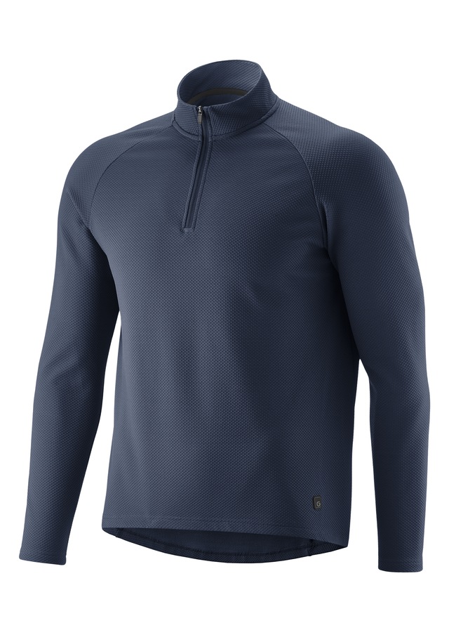 Gonso Radtrikot »Essential Jersey Longsleeve Therm M« Herren Radtrikot half-zip, langarm Trikot, Semi Fit