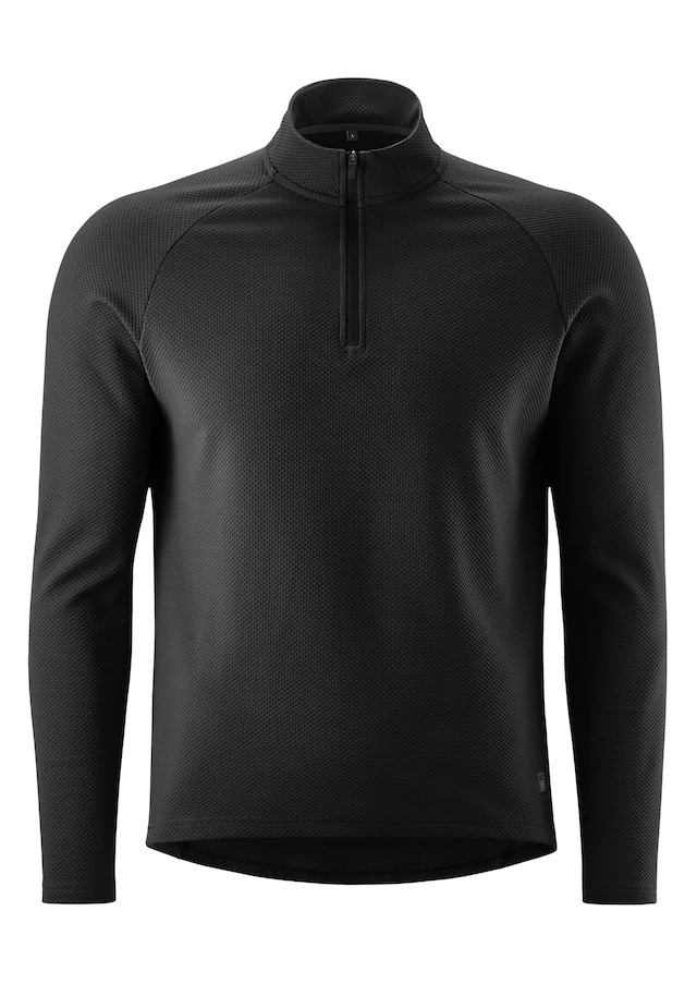 Gonso Radtrikot »Essential Jersey Longsleeve Therm M« Herren Radtrikot half-zip, langarm Trikot, Semi Fit