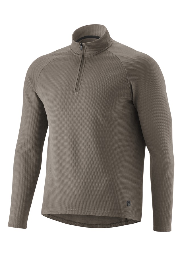 Gonso Radtrikot »Essential Jersey Longsleeve Therm M« Herren Radtrikot half-zip, langarm Trikot, Semi Fit