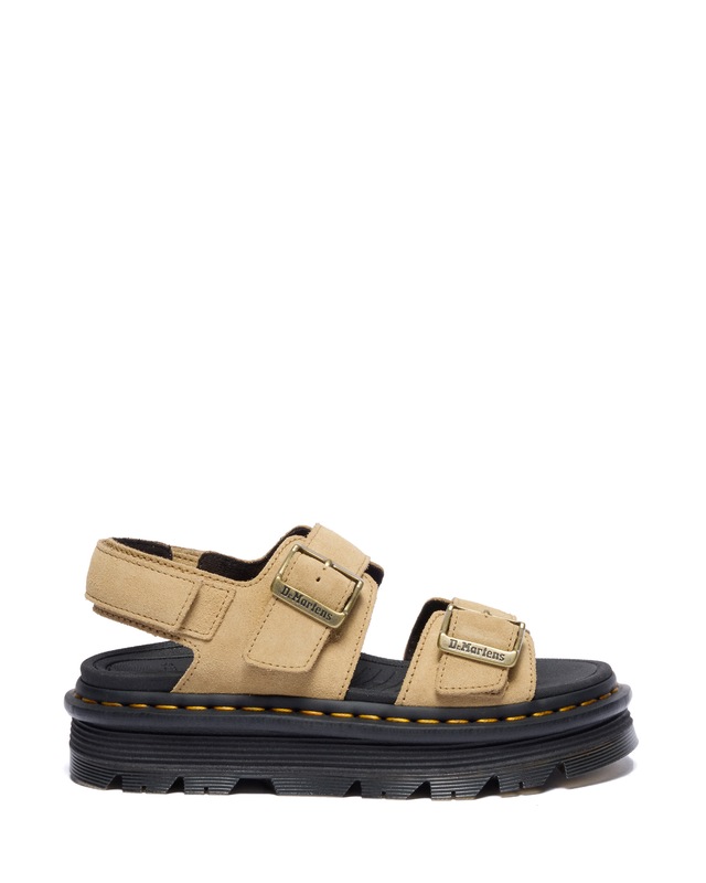 DR. MARTENS Sandale »Zebzag« Plateau, Sandalette, Sommerschuh mit typisch gelber Rahmennaht