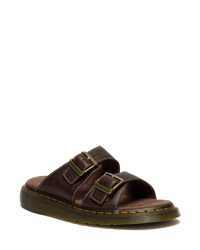DR. MARTENS Pantolette »Josef« Sommerschuh, Schlupfschuh mit Logoprägung an den Schnallen, Slide