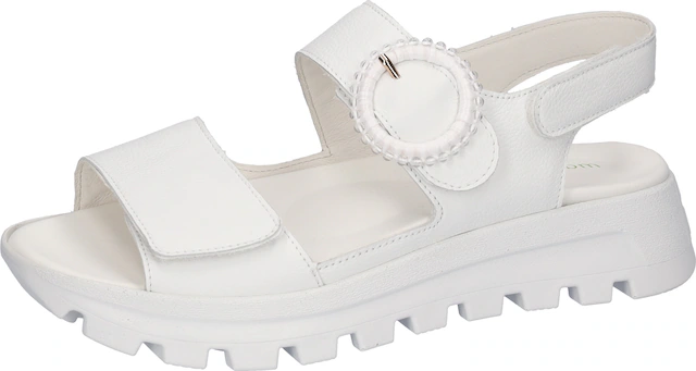 Waldläufer Plateausandale »H-NELE« Sommerschuh, Klettschuh in Komfortweite H (= sehr weit)
