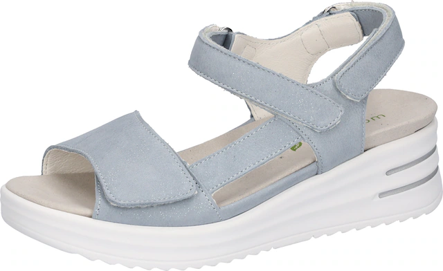 Waldläufer Keilsandalette »H-DINA« Sandale, Klettschuh, Sommerschuh in Komfortweite H (= sehr weit)