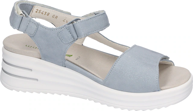 Waldläufer Keilsandalette »H-DINA« Sandale, Klettschuh, Sommerschuh in Komfortweite H (= sehr weit)