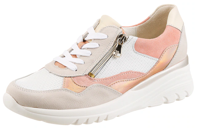 Waldläufer Keilsneaker »H-CARLA« Schnürschuh, Halbschuh, Freizeitschuh mit Reißverschluss