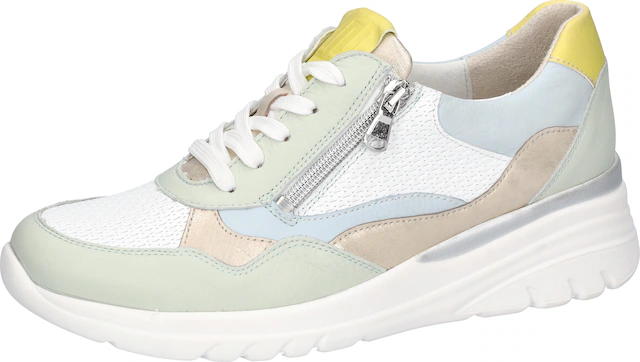 Waldläufer Keilsneaker »H-CARLA« Schnürschuh, Halbschuh, Freizeitschuh mit Reißverschluss