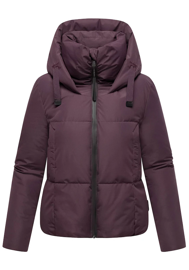 Marikoo Winterjacke »Ninikaa« kurze Winterjacke mit extra hohem Windschutzkragen