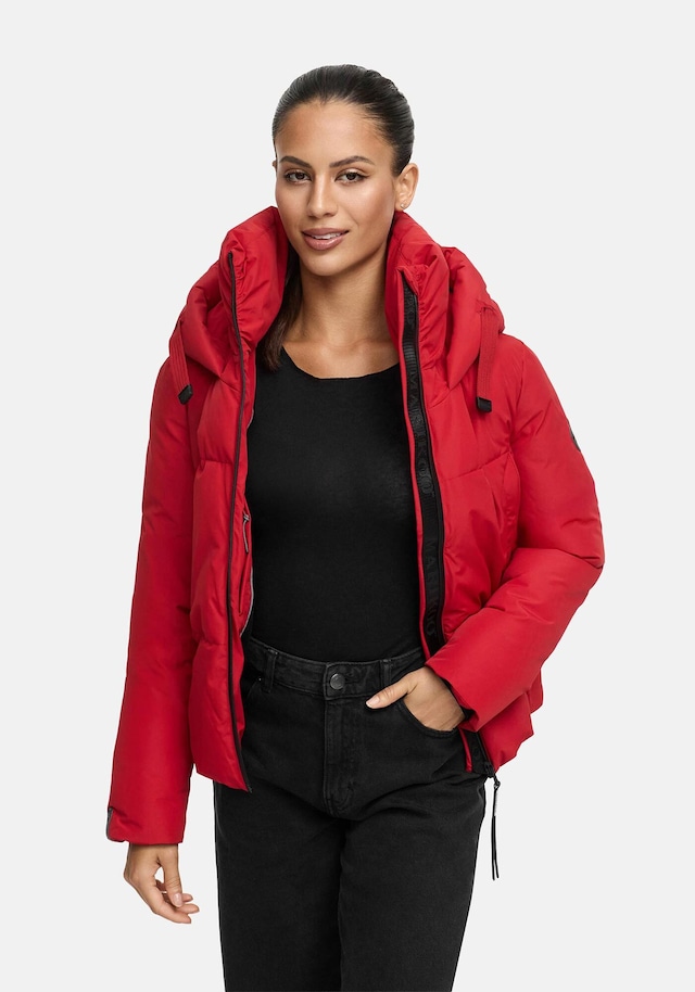 Marikoo Winterjacke »Ninikaa« kurze Winterjacke mit extra hohem Windschutzkragen